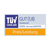 Preis/Leistung - Sehr Gut Preis/Leistung - Sehr Gut