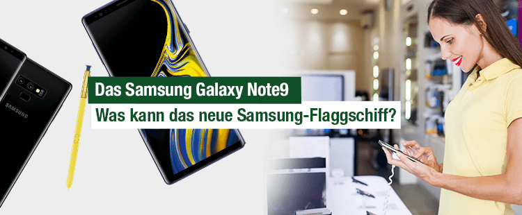 Galaxy Note 9 günstig mit Vertag