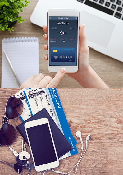 Alle wichtigen Dokumente für die Reis ein nur einer App