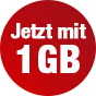 Jetzt mit 1 GB