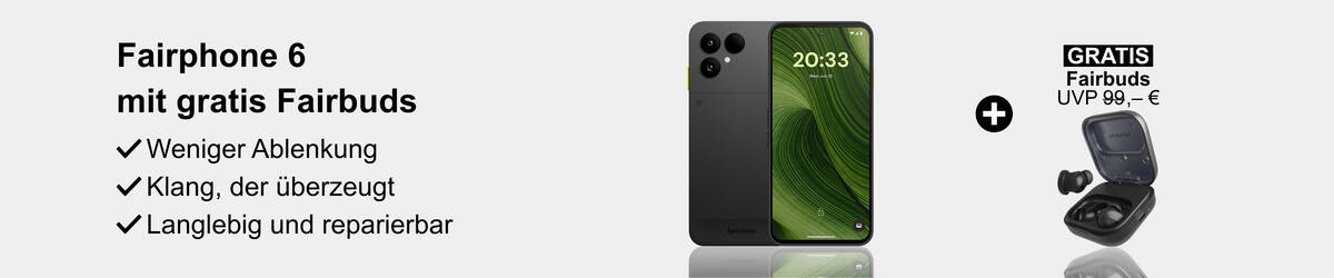 Fairphone 6 & Fairbuds