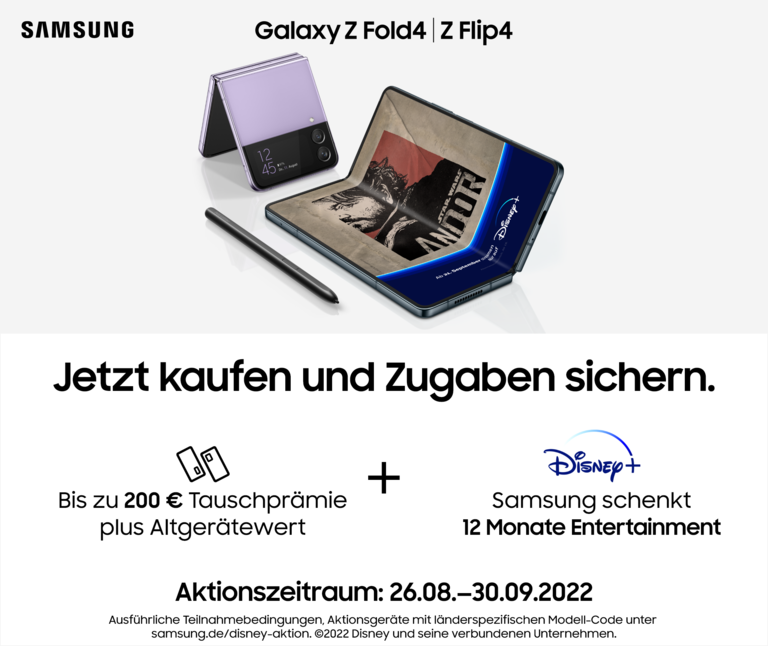 Samsung Galaxy Z Fold4, Z Flip4