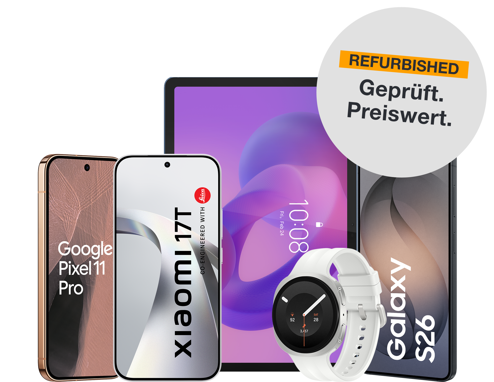 Jetzt eine große Auswahl an refurbished Handys und Tablets günstiger bei smartmobil.de kaufen