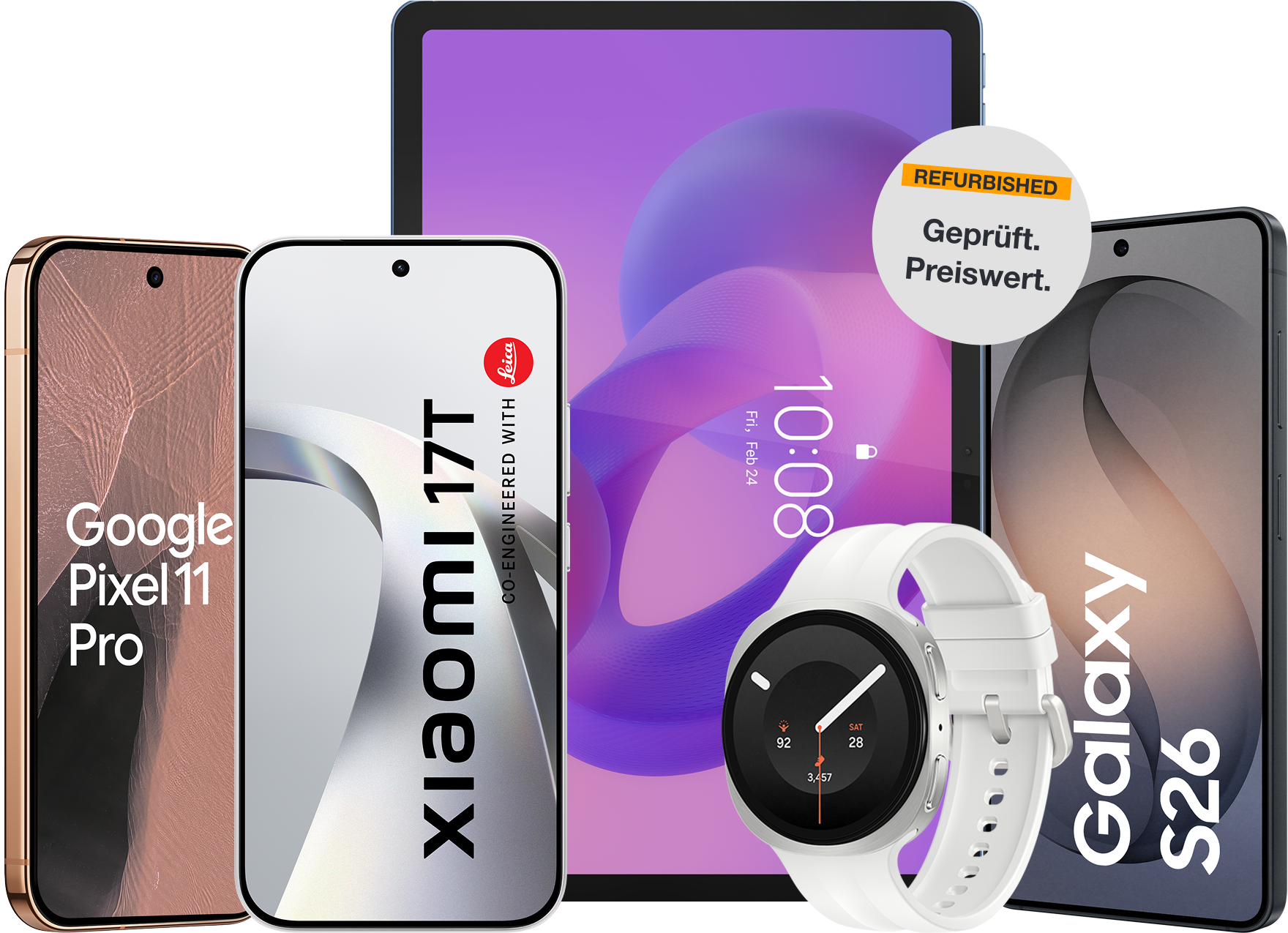 Jetzt eine große Auswahl an refurbished Handys und Tablets günstiger bei smartmobil.de kaufen