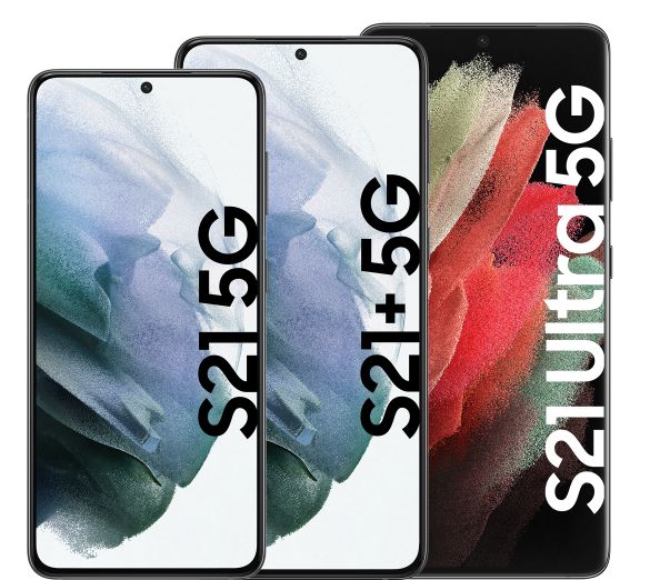 AMOLED- und Infinity-O-Display für die Samsung S21-Serie mit 5G