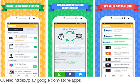 Geld verdienen mit spiele apps